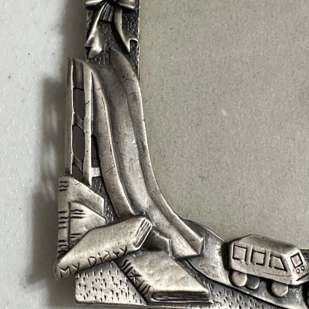 Perfect Grandson Embossed Sports & Toys Metal Picture Frame Pewter Finish 3x2.5